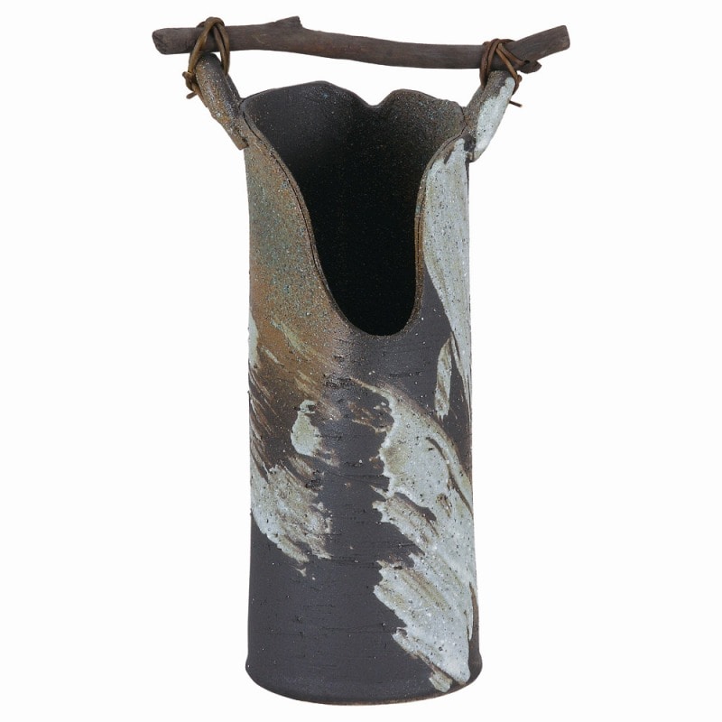 金正陶器 流木刷毛目花入 1個(ご注文単位1個)【直送品】