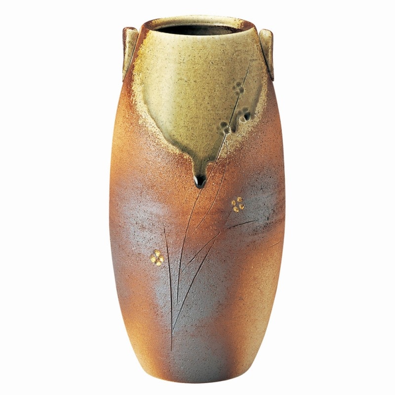 金正陶器 火色金彩長花入 1個(ご注文単位1個)【直送品】