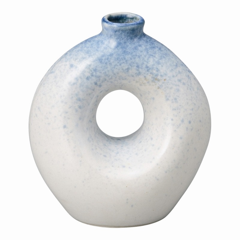 金正陶器 吹墨ドーナツ一輪差 1個(ご注文単位1個)【直送品】