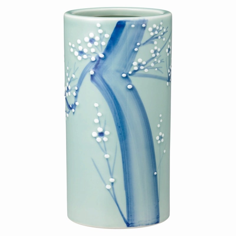 金正陶器 青磁梅ズンド8号 1個(ご注文単位1個)【直送品】