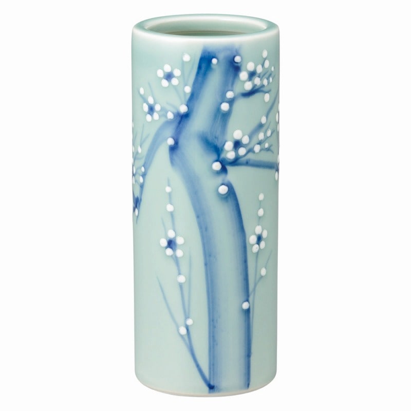 金正陶器 青磁梅ズンド7号 1個(ご注文単位1個)【直送品】