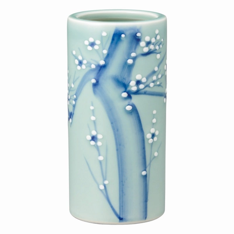 金正陶器 青磁梅ズンド6号 1個(ご注文単位1個)【直送品】