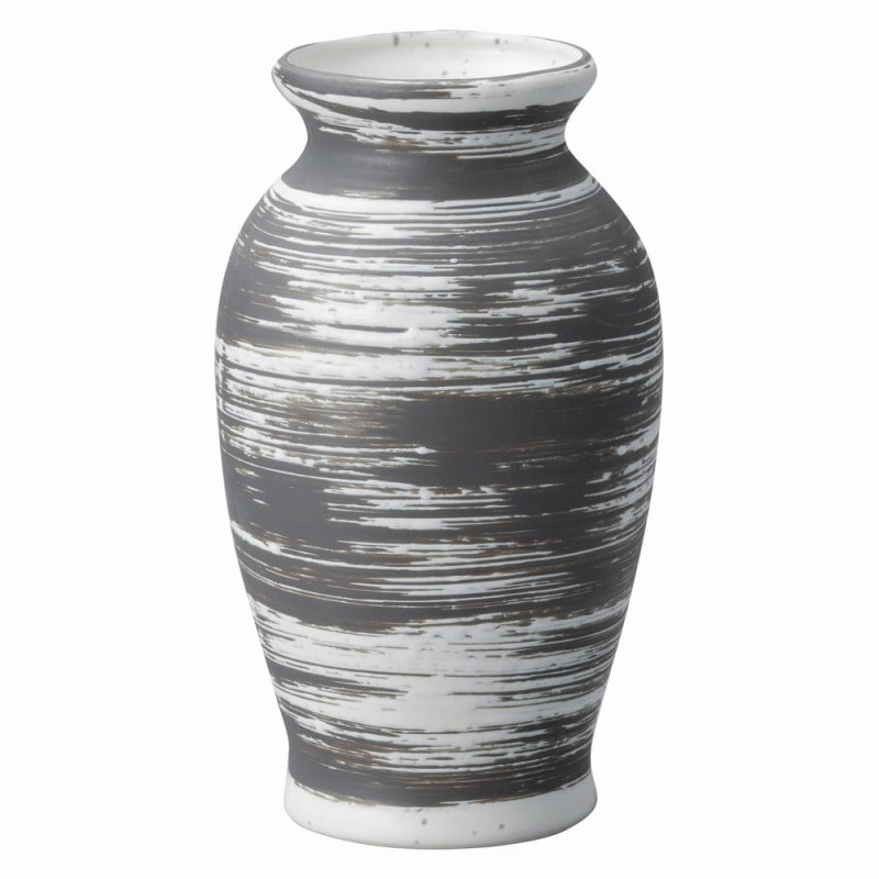 金正陶器 刷毛目7号ドイツ花瓶 1個(ご注文単位1個)【直送品】