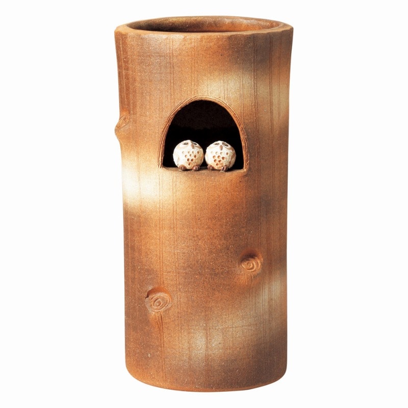 金正陶器 古株ふくろう傘立 1個（ご注文単位1個）【直送品】