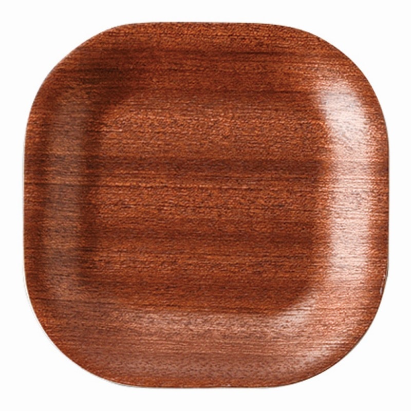 金正陶器 ウッドスタイルマホガニー角型コースター 1個(ご注文単位1個)【直送品】