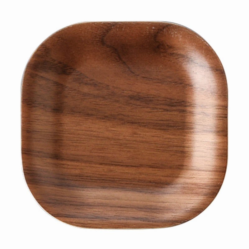 金正陶器 ウッドスタイルブラックウォールナット角型コースター 1個(ご注文単位1個)【直送品】