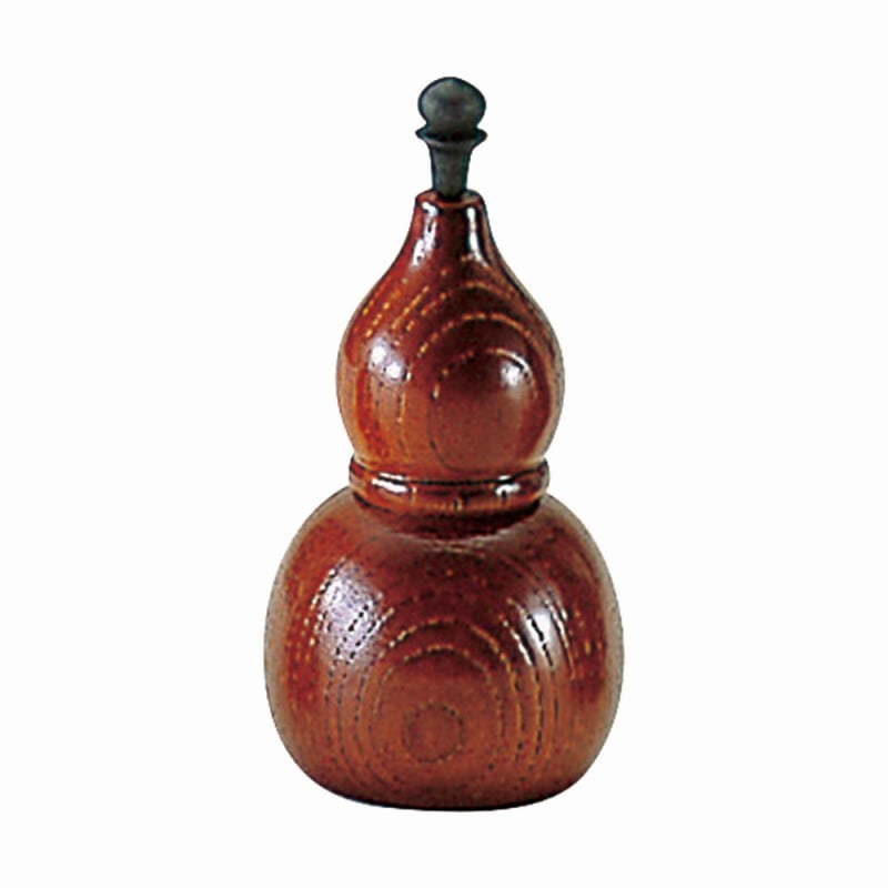 金正陶器 瓢型七味入(大)(茶) 1個(ご注文単位1個)【直送品】