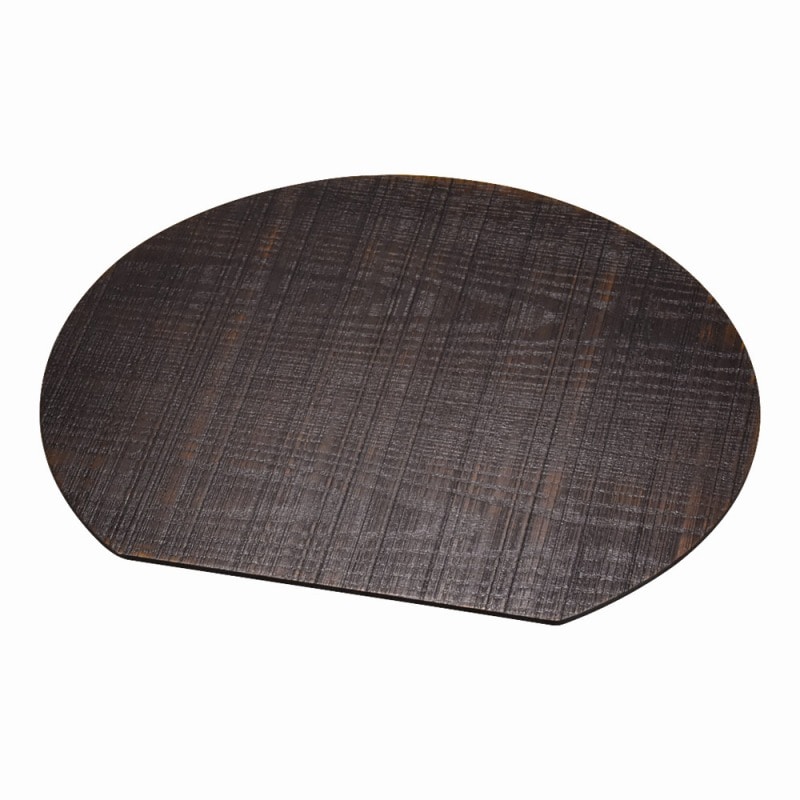 金正陶器 本漆荒肌多目的トレイ 半月 1個(ご注文単位1個)【直送品】