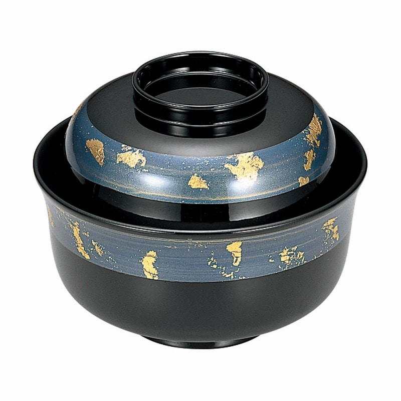 金正陶器 青金箔帯椿椀 1個（ご注文単位1個）【直送品】