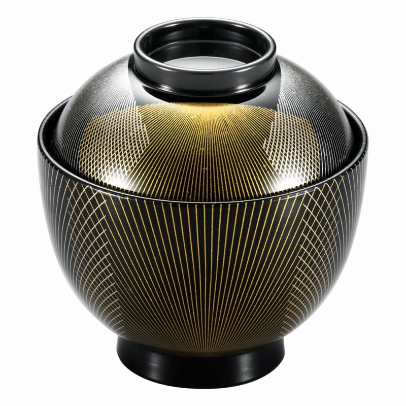 金正陶器 黒新武蔵野32小吸椀 1個（ご注文単位1個）【直送品】