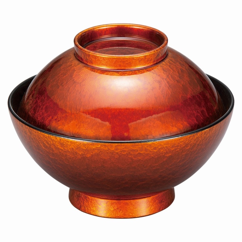 金正陶器 溜貫入45熊谷椀 1個（ご注文単位1個）【直送品】