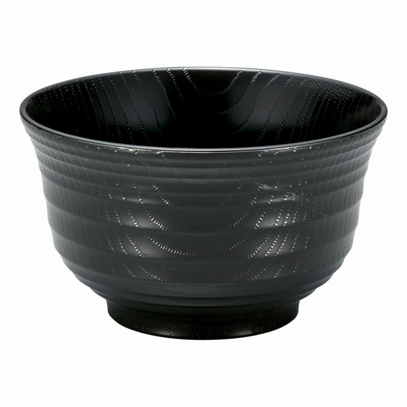 金正陶器 黒45千段お好み椀 1個(ご注文単位1個)【直送品】