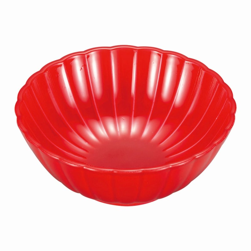 金正陶器 赤 26菊小鉢 1個(ご注文単位1個)【直送品】