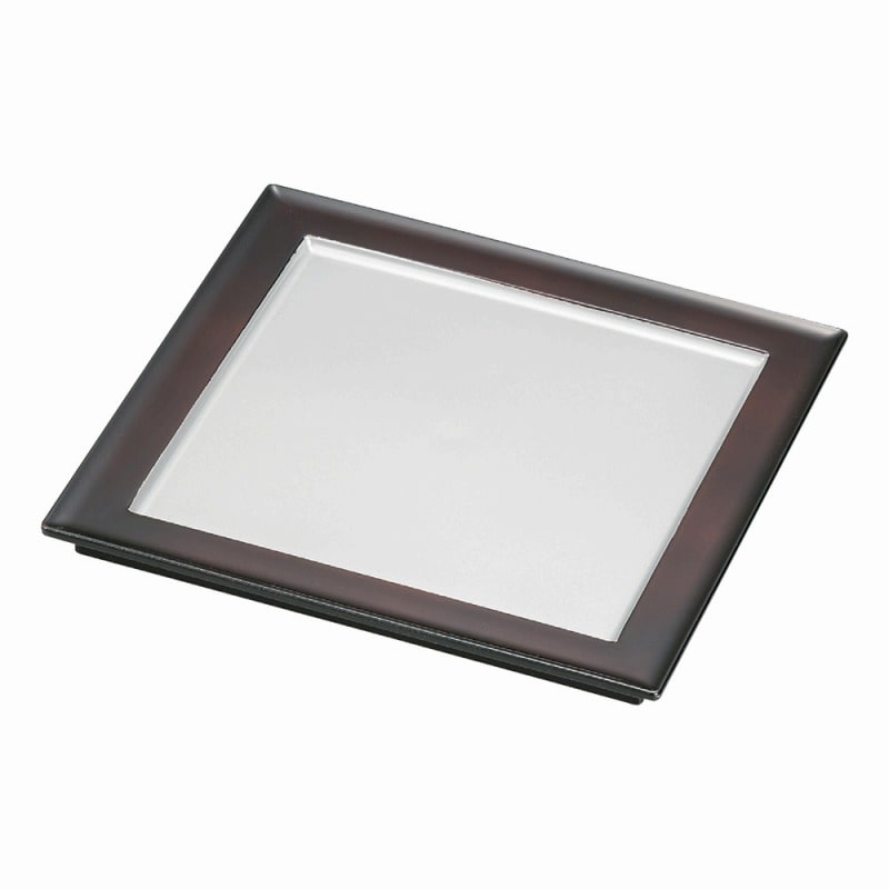 金正陶器 銀地帯溜 65漆遊角皿 1個(ご注文単位1個)【直送品】