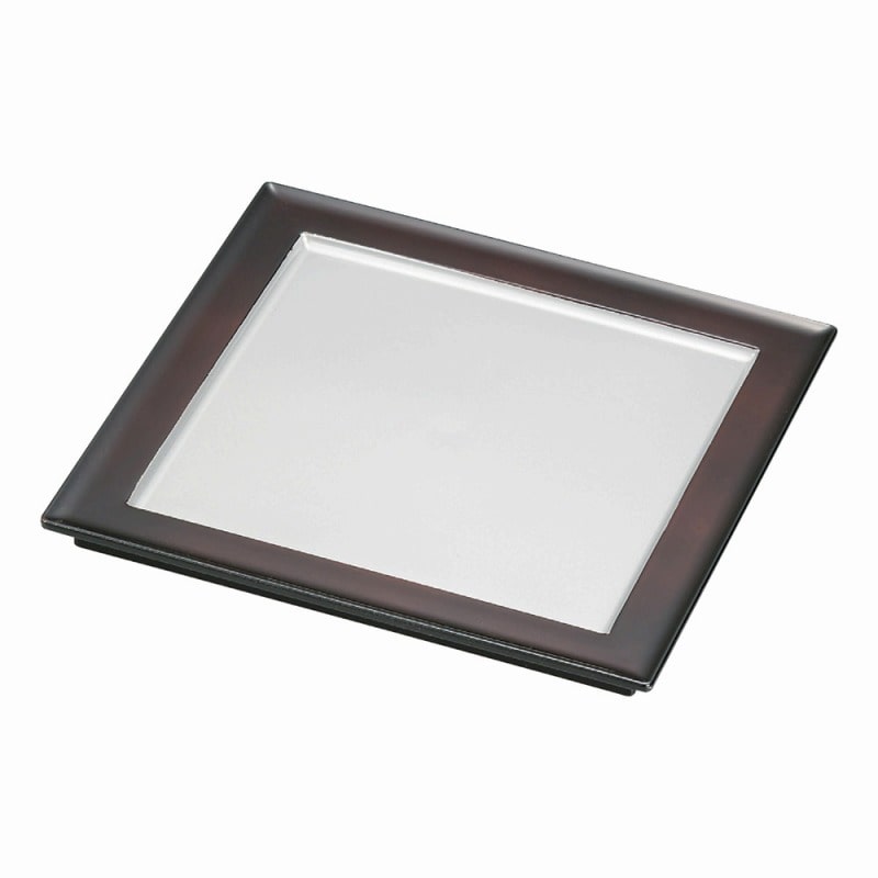 金正陶器 銀地帯溜 75漆遊角皿 1個(ご注文単位1個)【直送品】