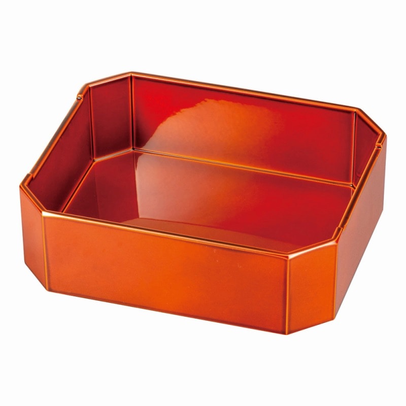 金正陶器 総春慶長手隅切重(深親) 1個(ご注文単位1個)【直送品】