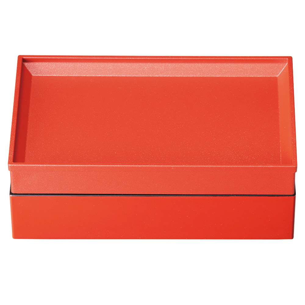 金正陶器 [TA]9寸長手花筐松花堂朱ﾊﾟｰﾙ内黒ｵﾔ 1個（ご注文単位1個）【直送品】