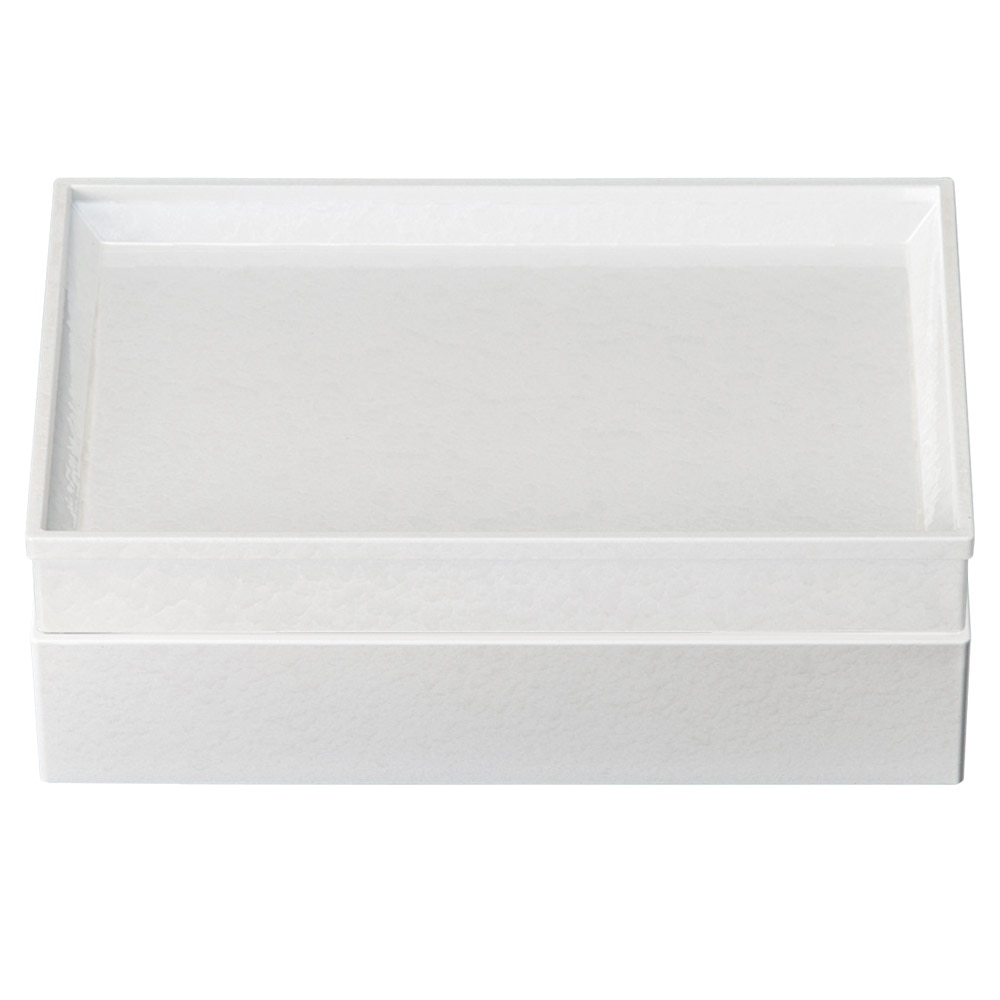 金正陶器 [TA]9寸長手花筐松花堂白ｱｸｱ内白ﾌﾀ 1個（ご注文単位1個）【直送品】