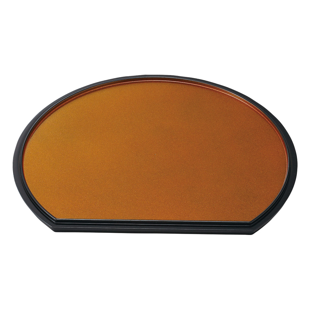 金正陶器 [A]半月両面盆 朱乾漆/梨地尺1寸 1個（ご注文単位1個）【直送品】