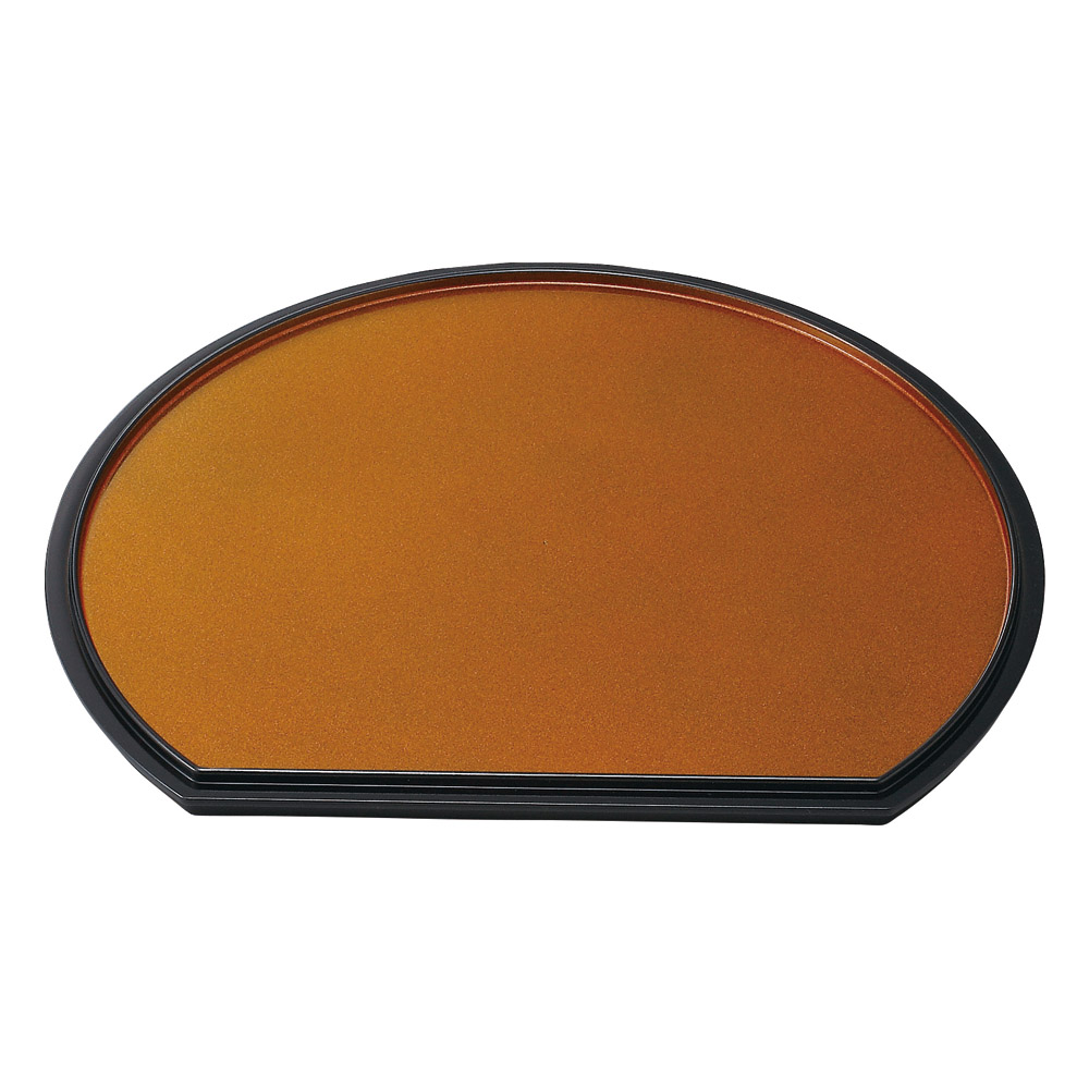 金正陶器 [A]半月両面盆 朱乾漆/梨地尺2寸 1個（ご注文単位1個）【直送品】