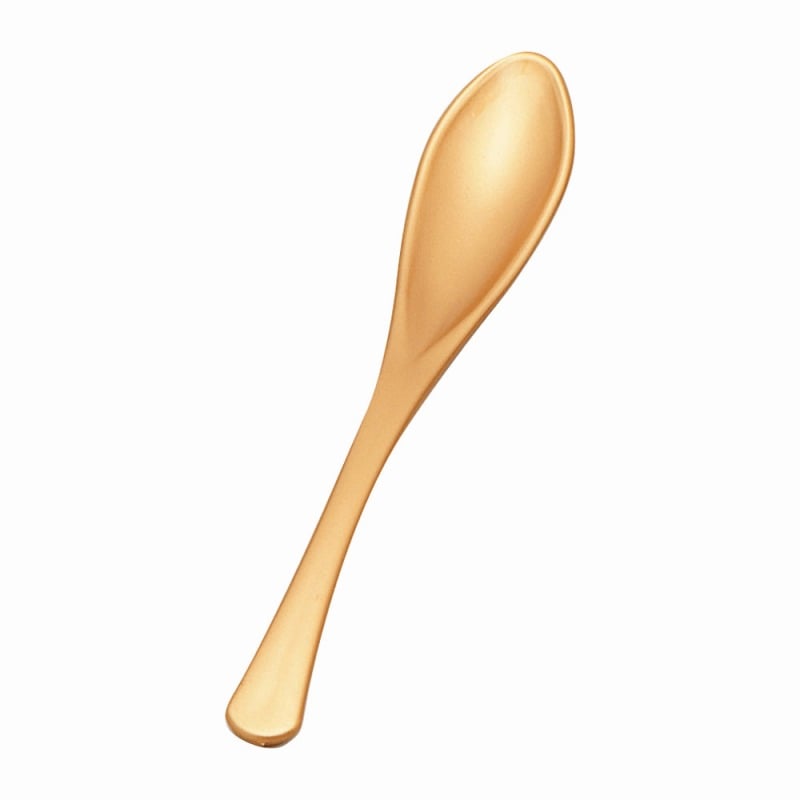 金正陶器 [A](小)かゆｽﾌﾟｰﾝ金塗 1個（ご注文単位1個）【直送品】