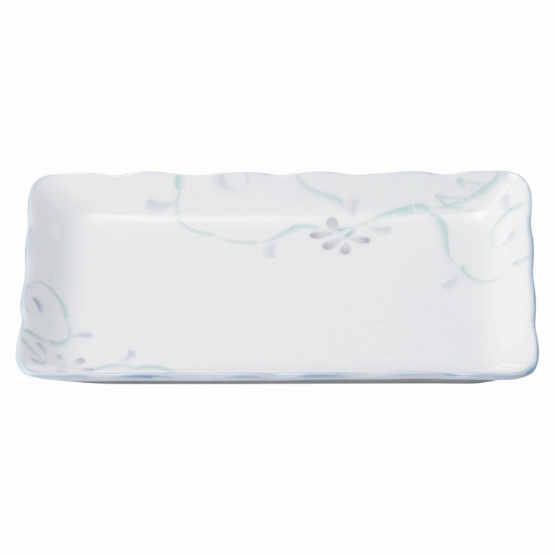 金正陶器 ほたる草 波角7.0皿 1個(ご注文単位1個)【直送品】