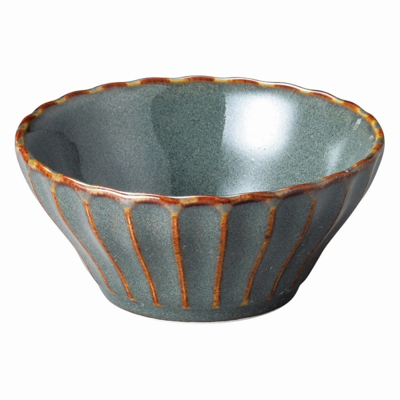 金正陶器 かすみ山藍 10cm浅ボウル 1個(ご注文単位1個)【直送品】