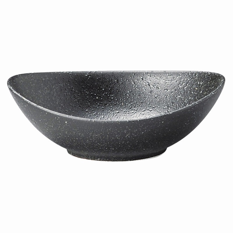 金正陶器 天目結晶 12cmカヌーボール 1個(ご注文単位1個)【直送品】