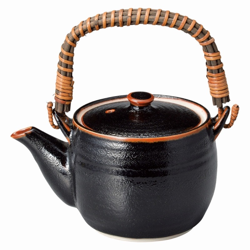 金正陶器 ゆず天目 5号土瓶 1個(ご注文単位1個)【直送品】