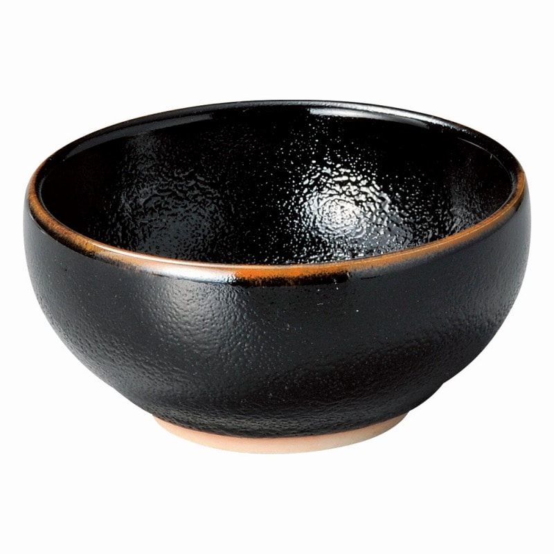 金正陶器 ゆず天目 4.5ボール 1個(ご注文単位1個)【直送品】