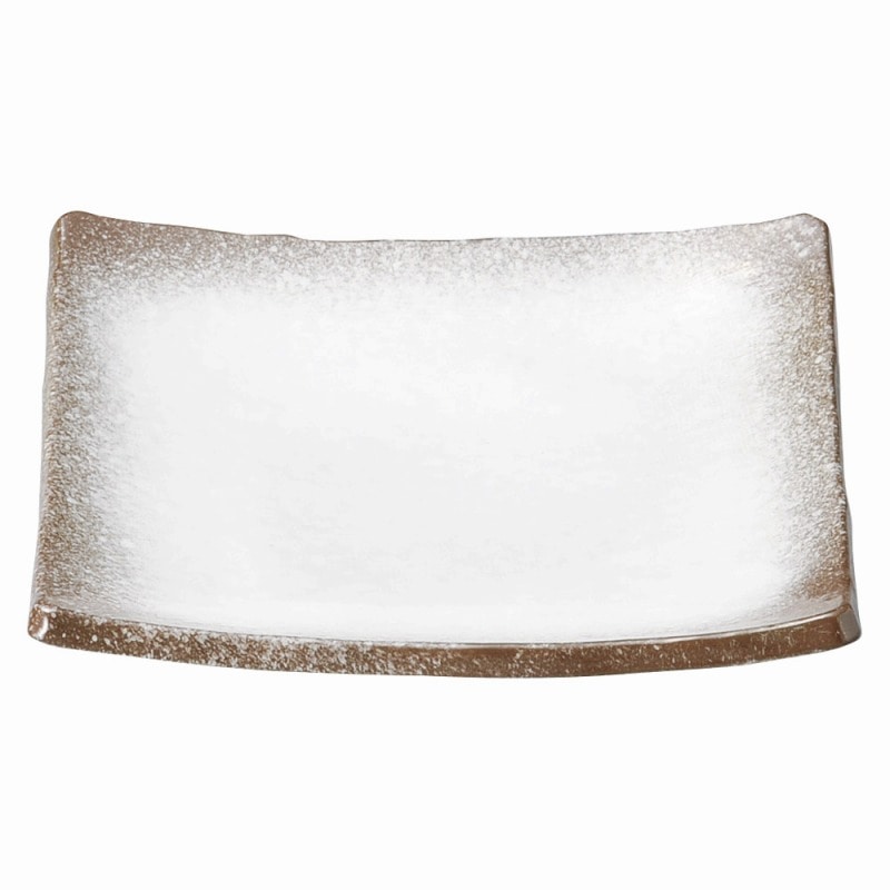 金正陶器 強化 伊賀白吹 (浜付)7.0正角皿 1個(ご注文単位1個)【直送品】