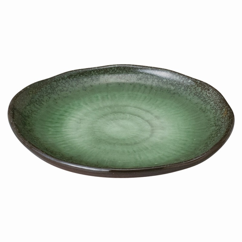 金正陶器 強化 伊賀ヒスイ 5.0楕円皿 1個(ご注文単位1個)【直送品】
