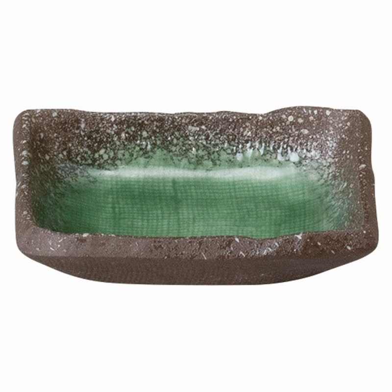 金正陶器 強化 伊賀ヒスイ 長角小皿 1個(ご注文単位1個)【直送品】