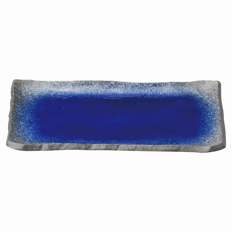 金正陶器 強化 伊賀るり釉 8.0長角皿 1個(ご注文単位1個)【直送品】