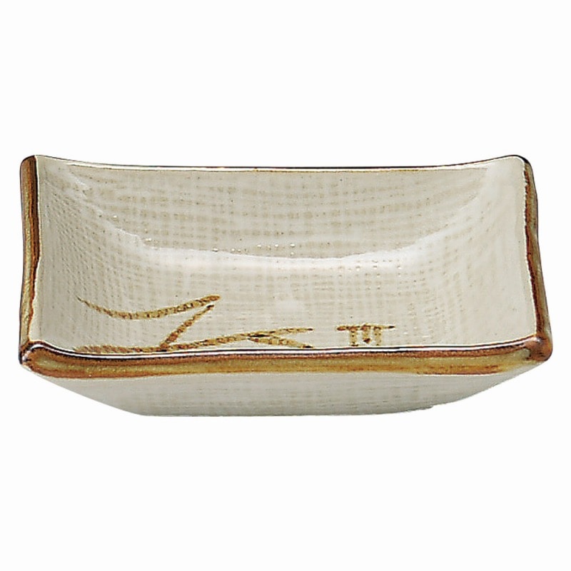 金正陶器 唐津　長角小皿 1個（ご注文単位1個）【直送品】