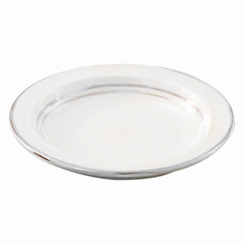 金正陶器 白刷毛目筋　丸小皿 1個（ご注文単位1個）【直送品】