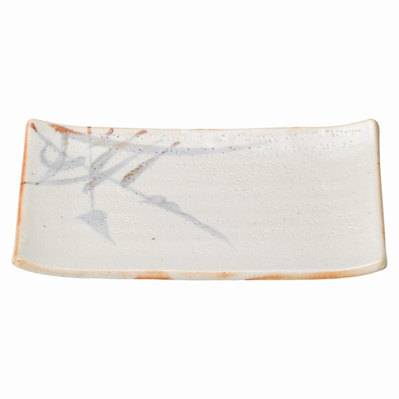 金正陶器 新志野あし　長角8.0皿 1個（ご注文単位1個）【直送品】