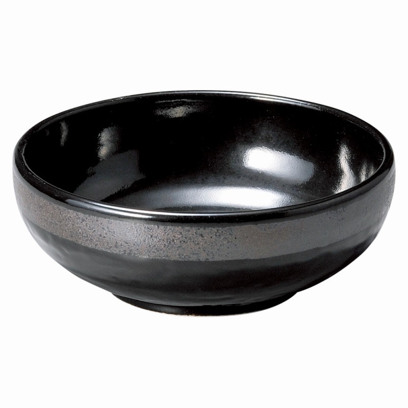 金正陶器 銀彩黒 5.5ボール 1個(ご注文単位1個)【直送品】