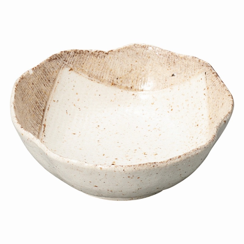 金正陶器 志野粉引 梅型5.0鉢 1個(ご注文単位1個)【直送品】