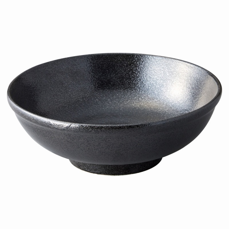 金正陶器 美濃粉引（黒）　黒25cmボール 1個（ご注文単位1個）【直送品】