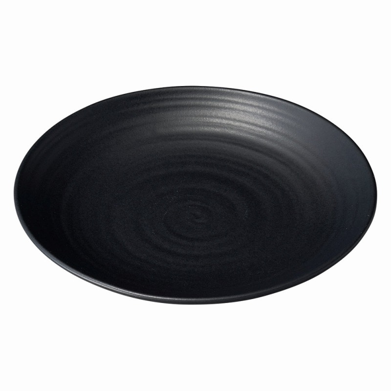 金正陶器 ソニック 6.0皿 黒 1個(ご注文単位1個)【直送品】