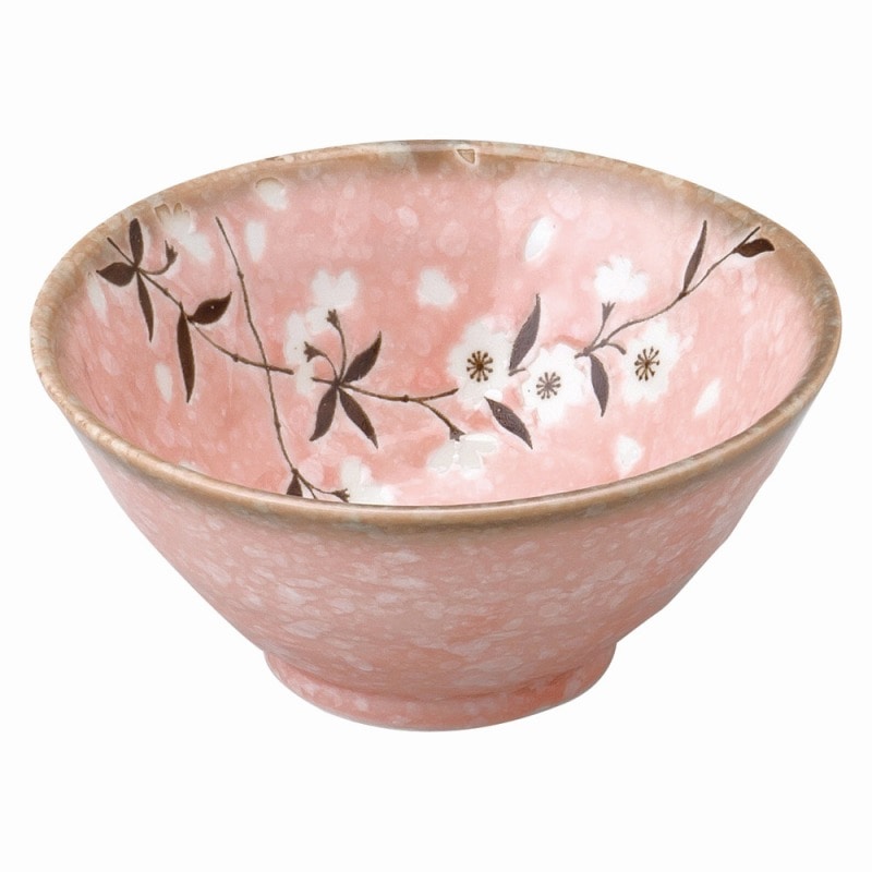 金正陶器 ピンク桜　手引4.2反和丼 1個（ご注文単位1個）【直送品】