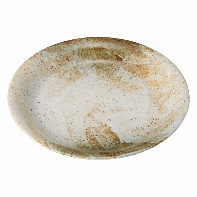 金正陶器 雪志野　9.0深皿 1個（ご注文単位1個）【直送品】