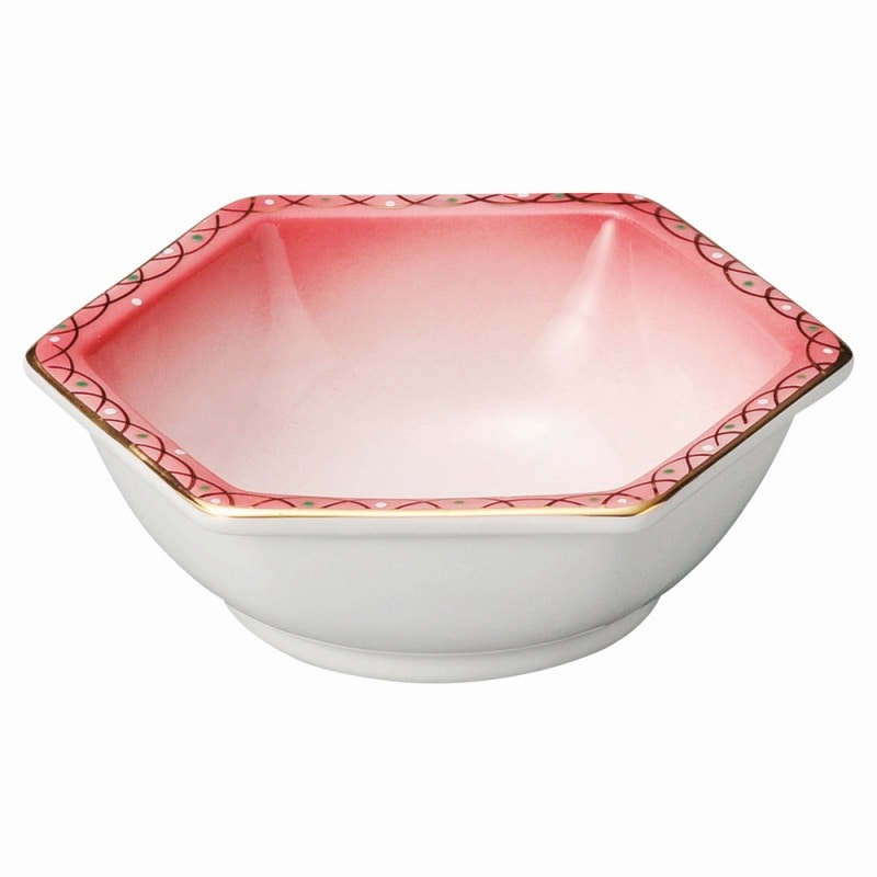 金正陶器 春野　六角小鉢 1個（ご注文単位1個）【直送品】