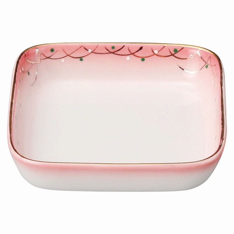 金正陶器 春野　松花堂角小鉢 1個（ご注文単位1個）【直送品】