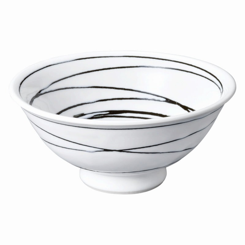 金正陶器 白天目うず潮 6.0そば丼 1個(ご注文単位1個)【直送品】