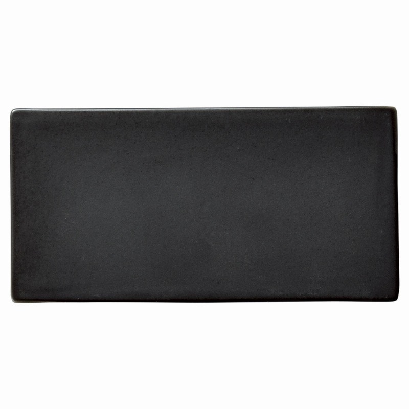 金正陶器 デザートプレート 黒マット 1個(ご注文単位1個)【直送品】