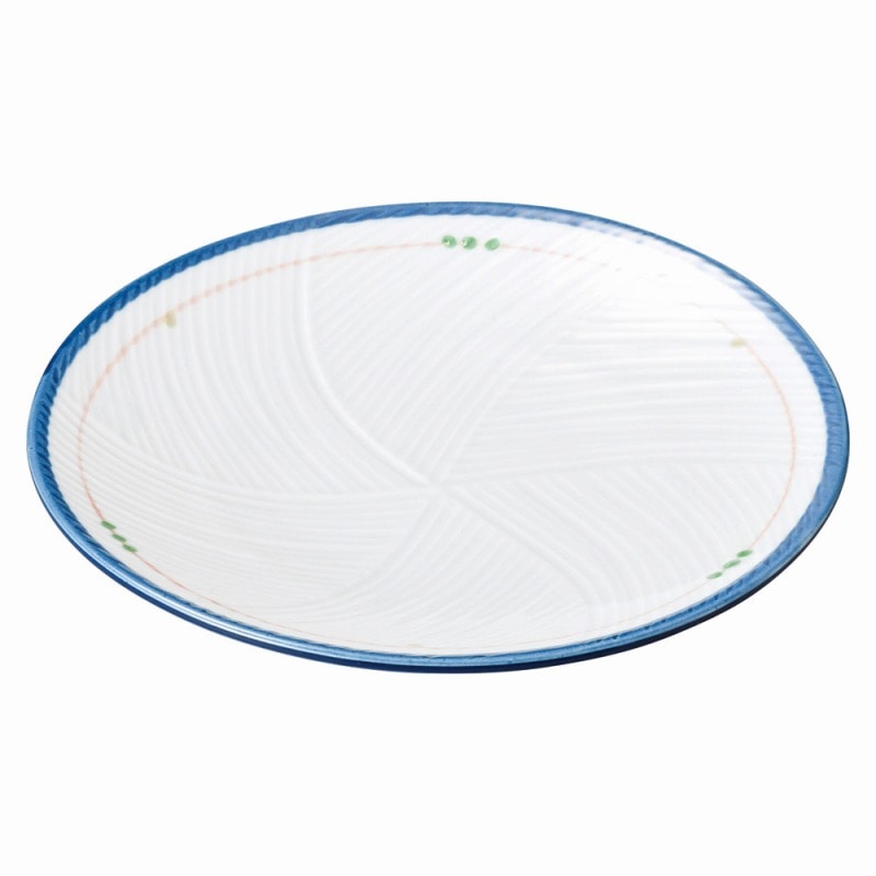 金正陶器 古代釉グリン散らし(強化) 丸7.0皿 1個(ご注文単位1個)【直送品】