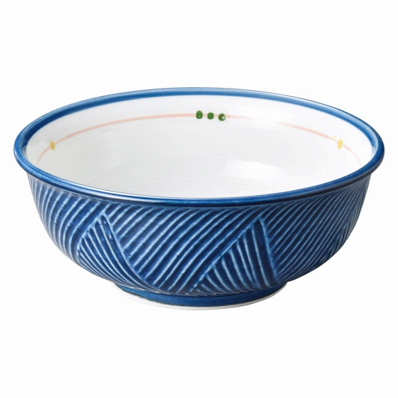 金正陶器 古代釉グリン散らし(強化) 6.8ラーメン丼 1個(ご注文単位1個)【直送品】