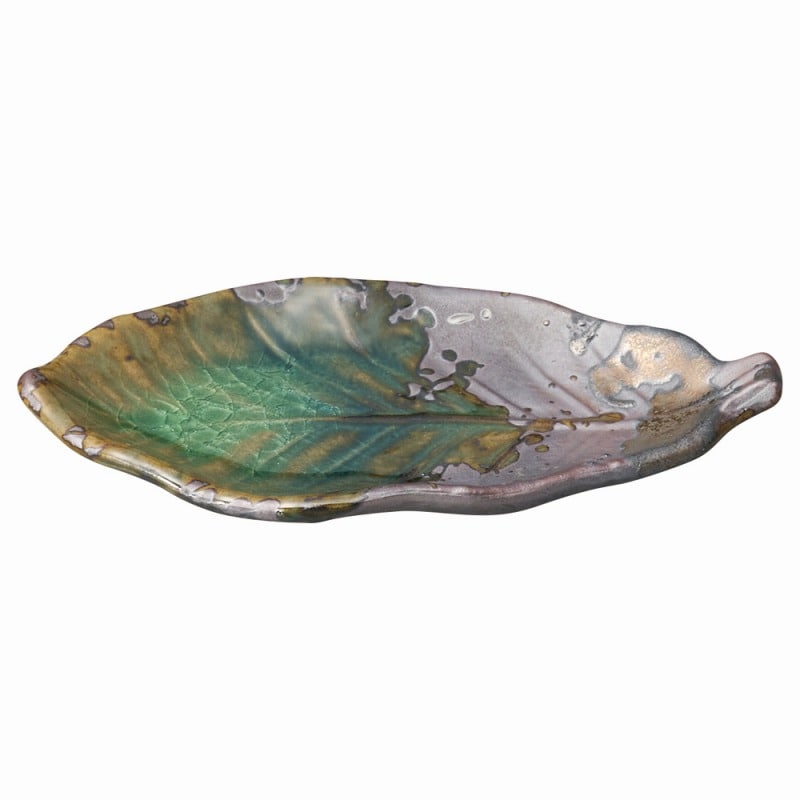 金正陶器 伊賀金彩 朴葉皿16cm 1個(ご注文単位1個)【直送品】
